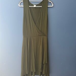 VENUS Olive High Low Dress
